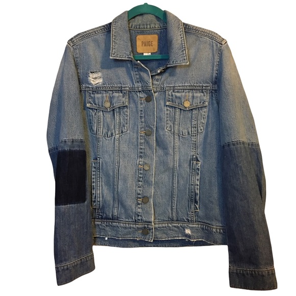 PAIGE Jackets & Blazers - Paige denim patchwork jacket